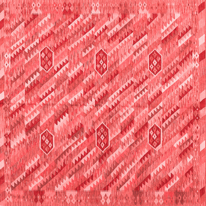 Machine Washable Southwestern Red Country Rug, wshcon2531red