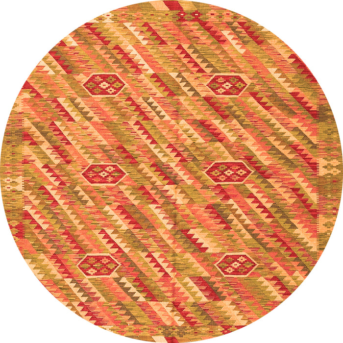 Machine Washable Southwestern Orange Country Area Rugs, wshcon2531org