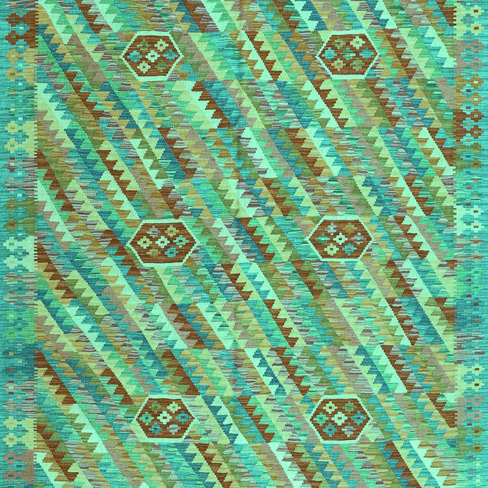 Southwestern Turquoise Country Rug, con2531turq