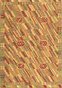 Southwestern Brown Country Rug, con2531brn