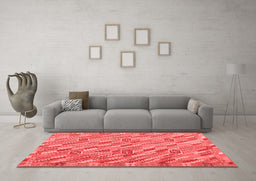 Country Red Washable Rugs