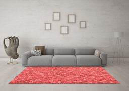 Country Red Washable Rugs