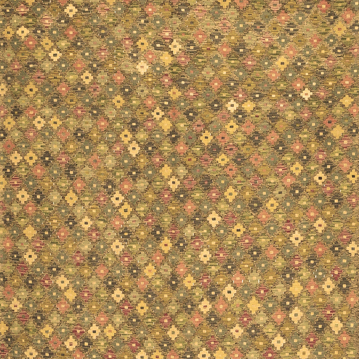 Machine Washable Southwestern Brown Country Rug, wshcon2532brn