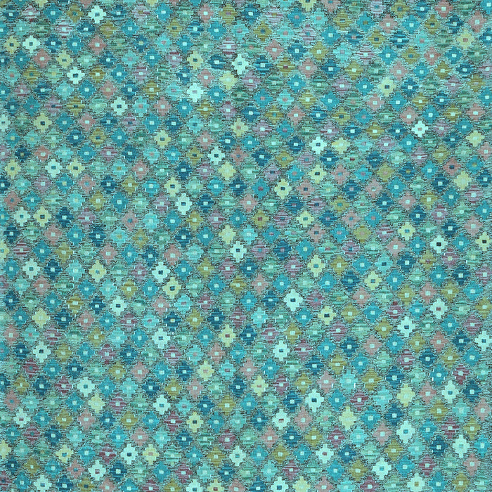 Southwestern Light Blue Country Rug, con2532lblu