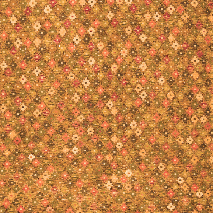 Serging Thickness of Machine Washable Southwestern Orange Country Area Rugs, wshcon2532org