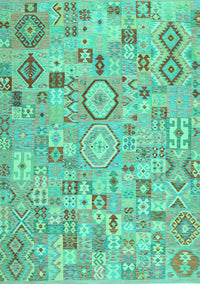 Southwestern Turquoise Country Rug, con2533turq