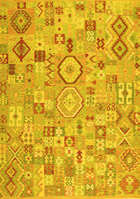 Southwestern Yellow Country Rug, con2533yw