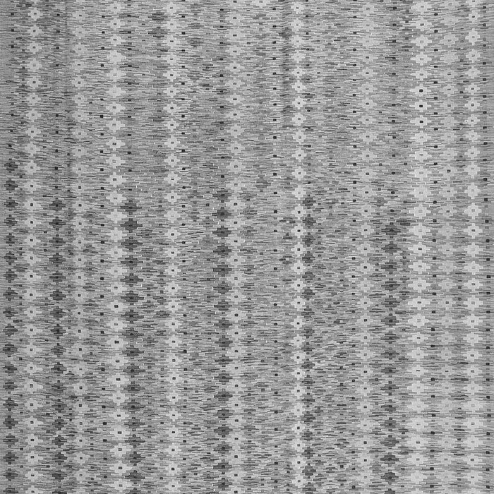 Serging Thickness of Machine Washable Southwestern Gray Country Rug, wshcon2534gry