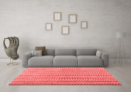 Country Red Washable Rugs