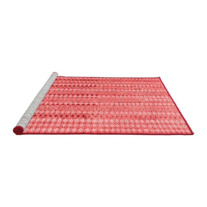 Country Red Washable Rugs