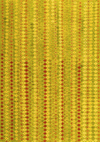 Southwestern Yellow Country Rug, con2534yw