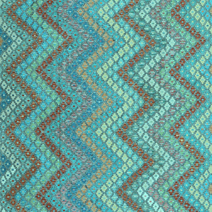 Southwestern Light Blue Country Rug, con2535lblu