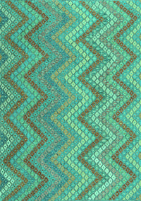 Southwestern Turquoise Country Rug, con2535turq