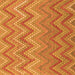 Serging Thickness of Southwestern Orange Country Rug, con2535org