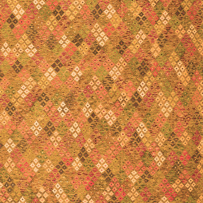 Serging Thickness of Machine Washable Southwestern Orange Country Area Rugs, wshcon2536org