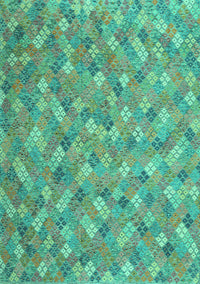 Southwestern Turquoise Country Rug, con2536turq