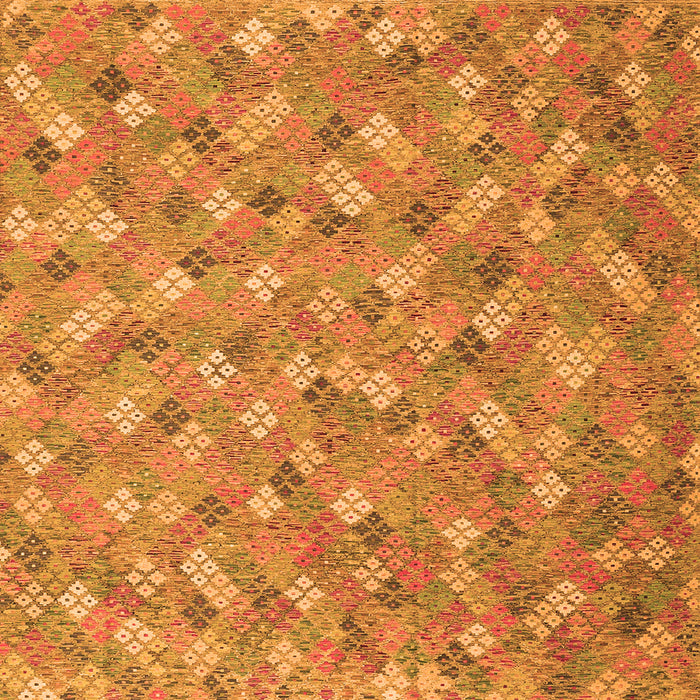 Serging Thickness of Southwestern Orange Country Rug, con2536org