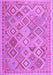 Abstract Purple Contemporary Rug, con2537pur