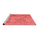 Contemporary Red Washable Rugs