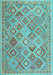 Machine Washable Abstract Light Blue Contemporary Rug, wshcon2537lblu