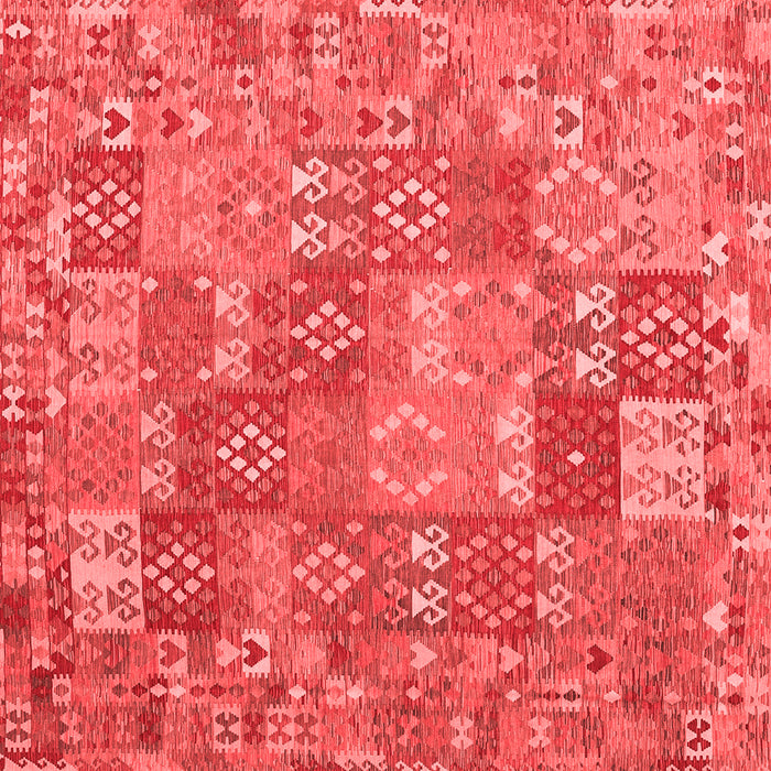 Machine Washable Southwestern Red Country Rug, wshcon2538red