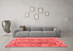 Country Red Washable Rugs