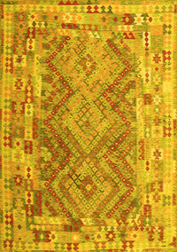 Southwestern Yellow Country Rug, con2539yw