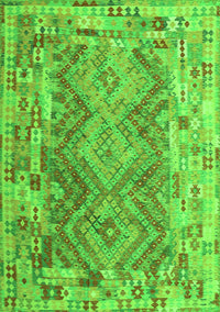 Southwestern Green Country Rug, con2539grn