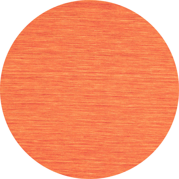 Square Abstract Orange Contemporary Rug, con253org