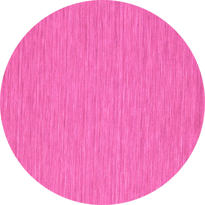 Round Machine Washable Abstract Purple Contemporary Area Rugs, wshcon253pur