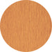 Round Abstract Brown Contemporary Rug, con253brn