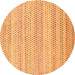 Machine Washable Abstract Orange Contemporary Area Rugs, wshcon2540org