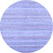 Round Machine Washable Abstract Blue Contemporary Rug, wshcon2540blu