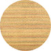 Round Machine Washable Abstract Brown Contemporary Rug, wshcon2540brn
