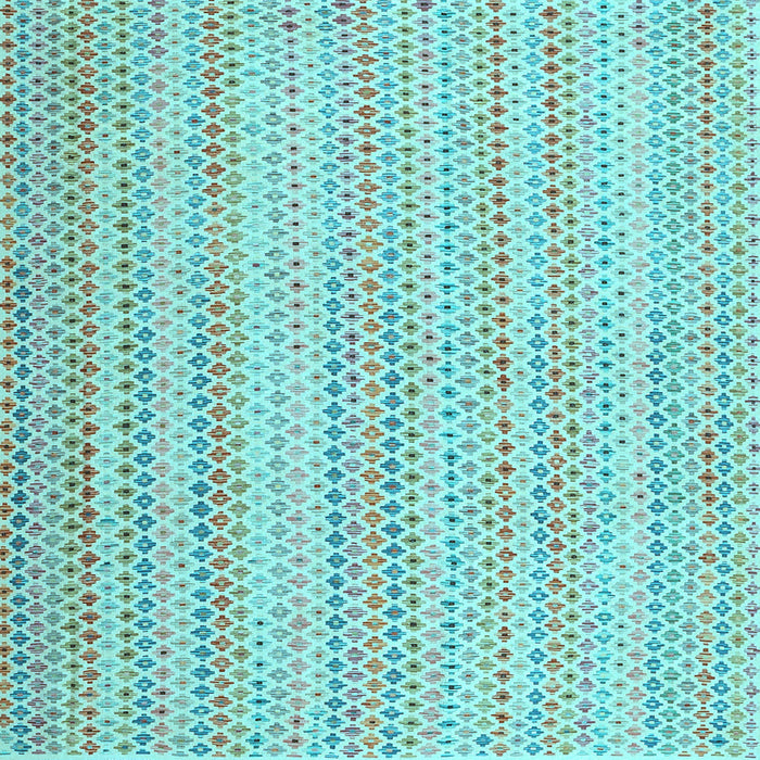 Square Abstract Light Blue Contemporary Rug, con2540lblu