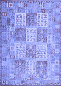 Southwestern Blue Country Rug, con2541blu