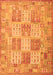 Southwestern Orange Country Rug, con2541org