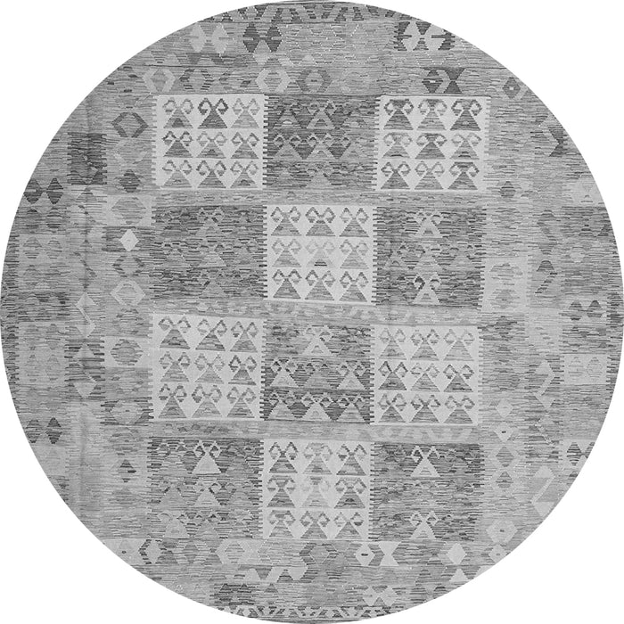 Square Southwestern Gray Country Rug, con2541gry