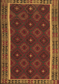 Oriental Brown Traditional Rug, con2542brn