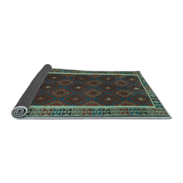 Sideview of Oriental Light Blue Traditional Rug, con2542lblu