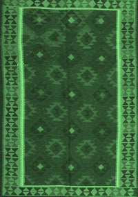 Oriental Emerald Green Traditional Rug, con2542emgrn