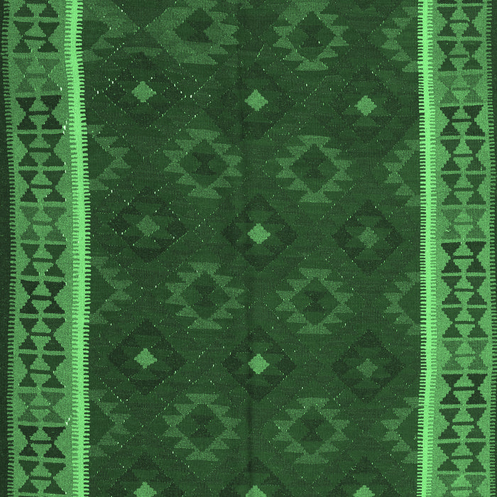 Oriental Emerald Green Traditional Rug, con2542emgrn