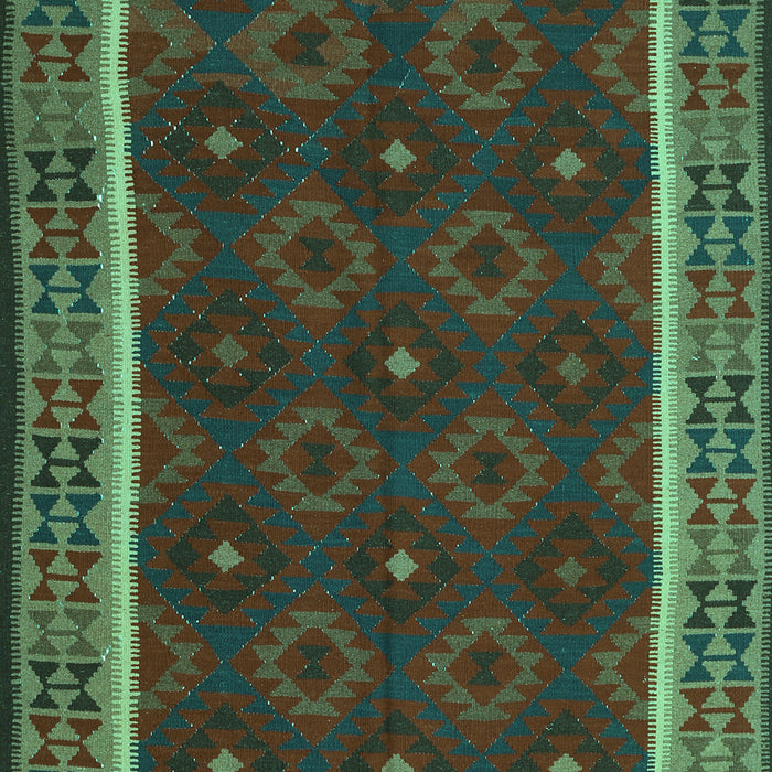 Oriental Turquoise Traditional Rug, con2542turq