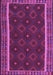 Machine Washable Oriental Purple Traditional Area Rugs, wshcon2542pur