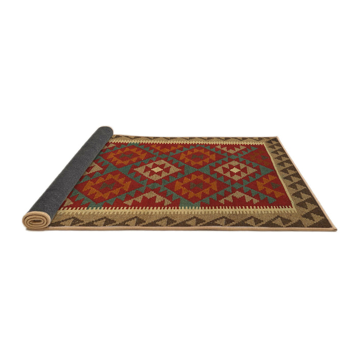Thickness of Contemporary Light Brown Oriental Rug, con2543