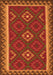 Serging Thickness of Machine Washable Oriental Orange Traditional Area Rugs, wshcon2543org