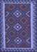 Oriental Blue Traditional Rug, con2543blu