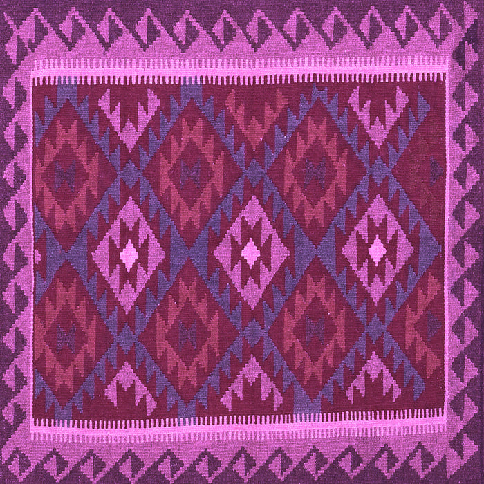 Square Oriental Purple Traditional Rug, con2543pur
