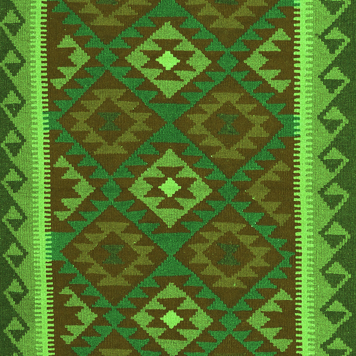 Oriental Green Traditional Rug, con2543grn
