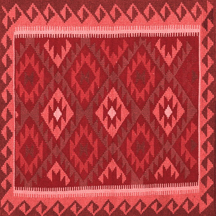 Machine Washable Oriental Red Traditional Rug, wshcon2543red